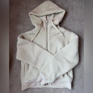 Aerie fuzzy zip up Hoodie
